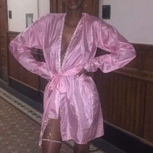 Bedazzled Pink Robe